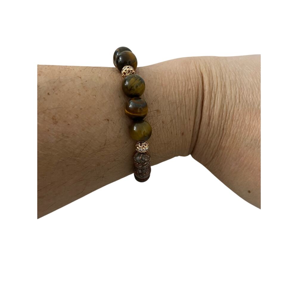 tigers eye jasper bracelet